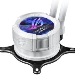 Asus Rog Strix LC III 360 Υδρόψυξη Επεξεργαστή Τριπλού Ανεμιστήρα 120mm για Socket AM4/AM5/1700/1200/115x με ARGB Φωτισμό Λευκή