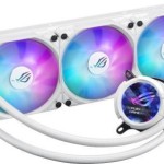 Asus Rog Strix LC III 360 Υδρόψυξη Επεξεργαστή Τριπλού Ανεμιστήρα 120mm για Socket AM4/AM5/1700/1200/115x με ARGB Φωτισμό Λευκή