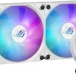 Asus Rog Strix LC III 360 Υδρόψυξη Επεξεργαστή Τριπλού Ανεμιστήρα 120mm για Socket AM4/AM5/1700/1200/115x με ARGB Φωτισμό Λευκή