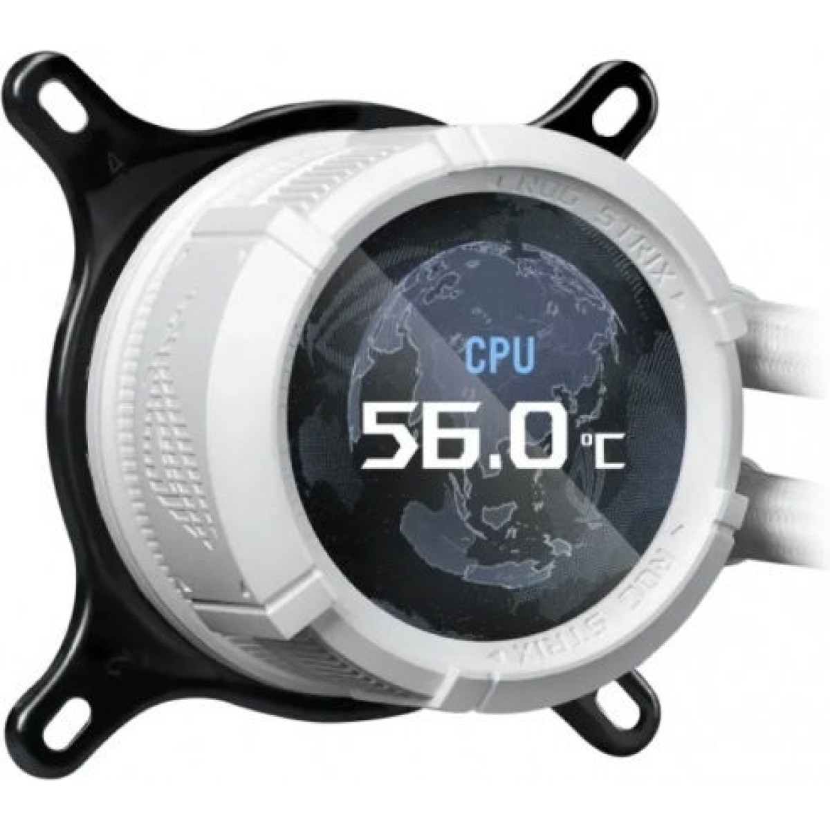 Asus Rog Strix LC III 360 Υδρόψυξη Επεξεργαστή Τριπλού Ανεμιστήρα 120mm για Socket AM4/AM5/1700/1200/115x με ARGB Φωτισμό Λευκή