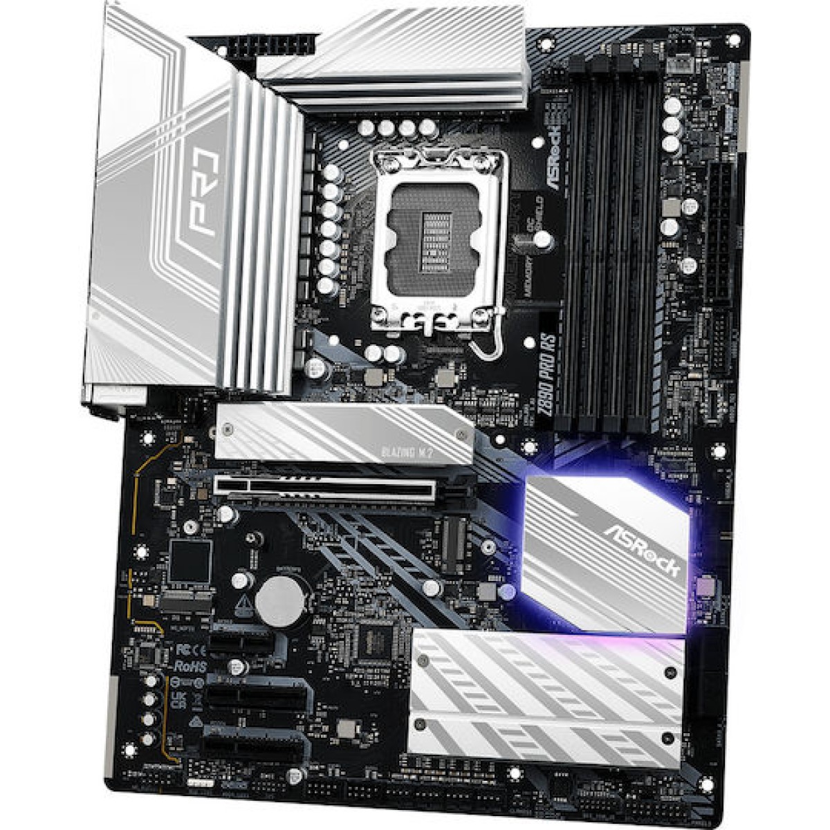 ASRock Z890 Pro RS Motherboard ATX με Intel 1851 Socket 90-MXBP10-A0UAYZ
