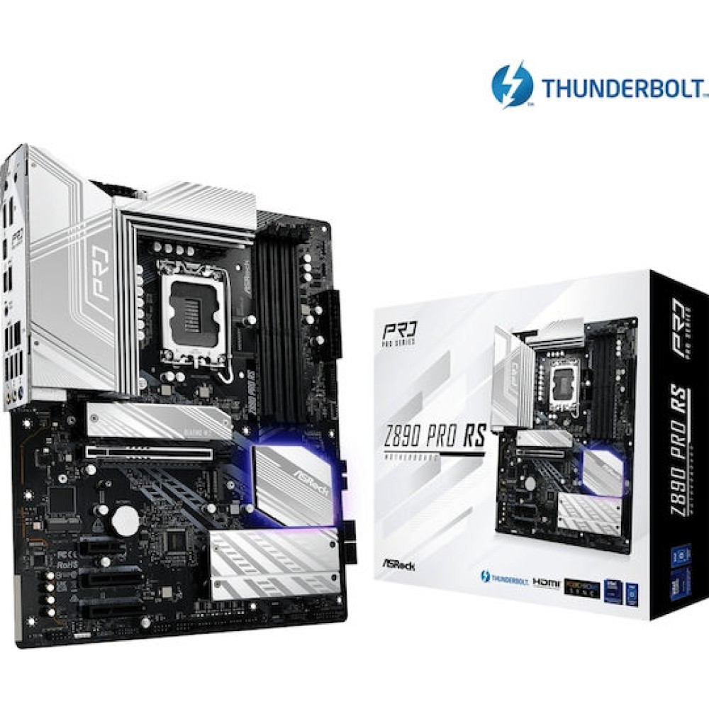 ASRock Z890 Pro RS Motherboard ATX με Intel 1851 Socket 90-MXBP10-A0UAYZ