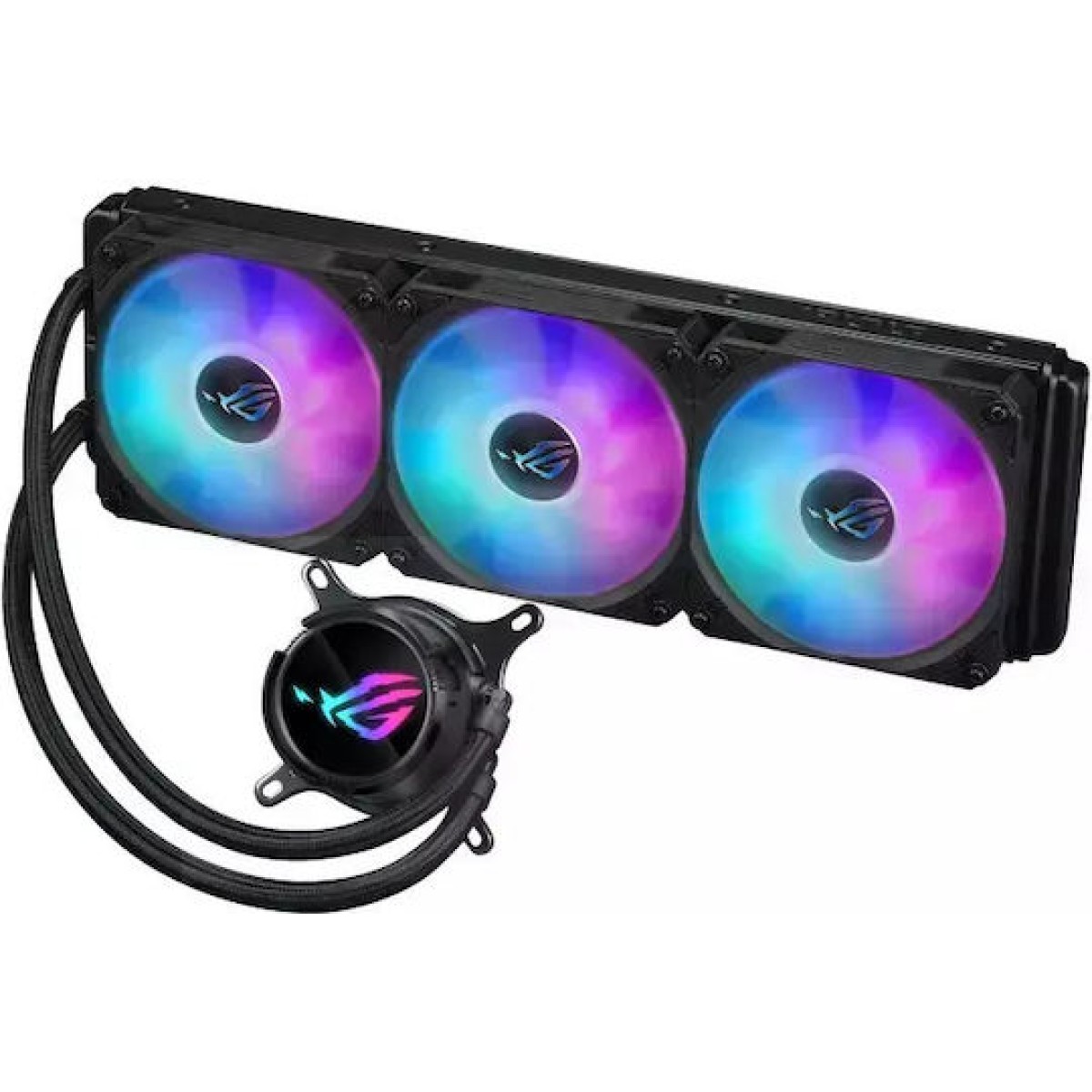 Asus ROG STRIX LC III 360 (v2) Υδρόψυξη Επεξεργαστή Τριπλού Ανεμιστήρα 120mm για Socket AM4/AM5/1700/1200 με ARGB Φωτισμό