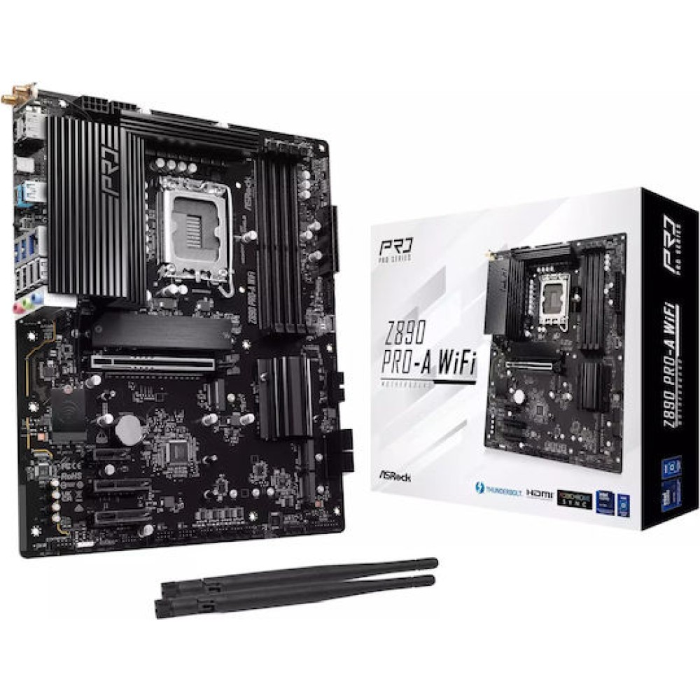 ASRock Z890 Pro-A WIFI Motherboard ATX με Intel 1851 Socket 90-MXBP60-A0UAYZ