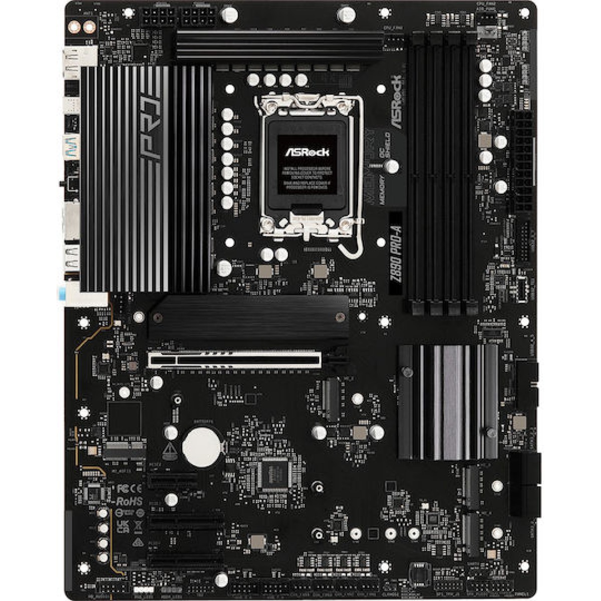 ASRock Z890 Pro-A Motherboard ATX με Intel 1851 Socket 90-MXBP50-A0UAYZ