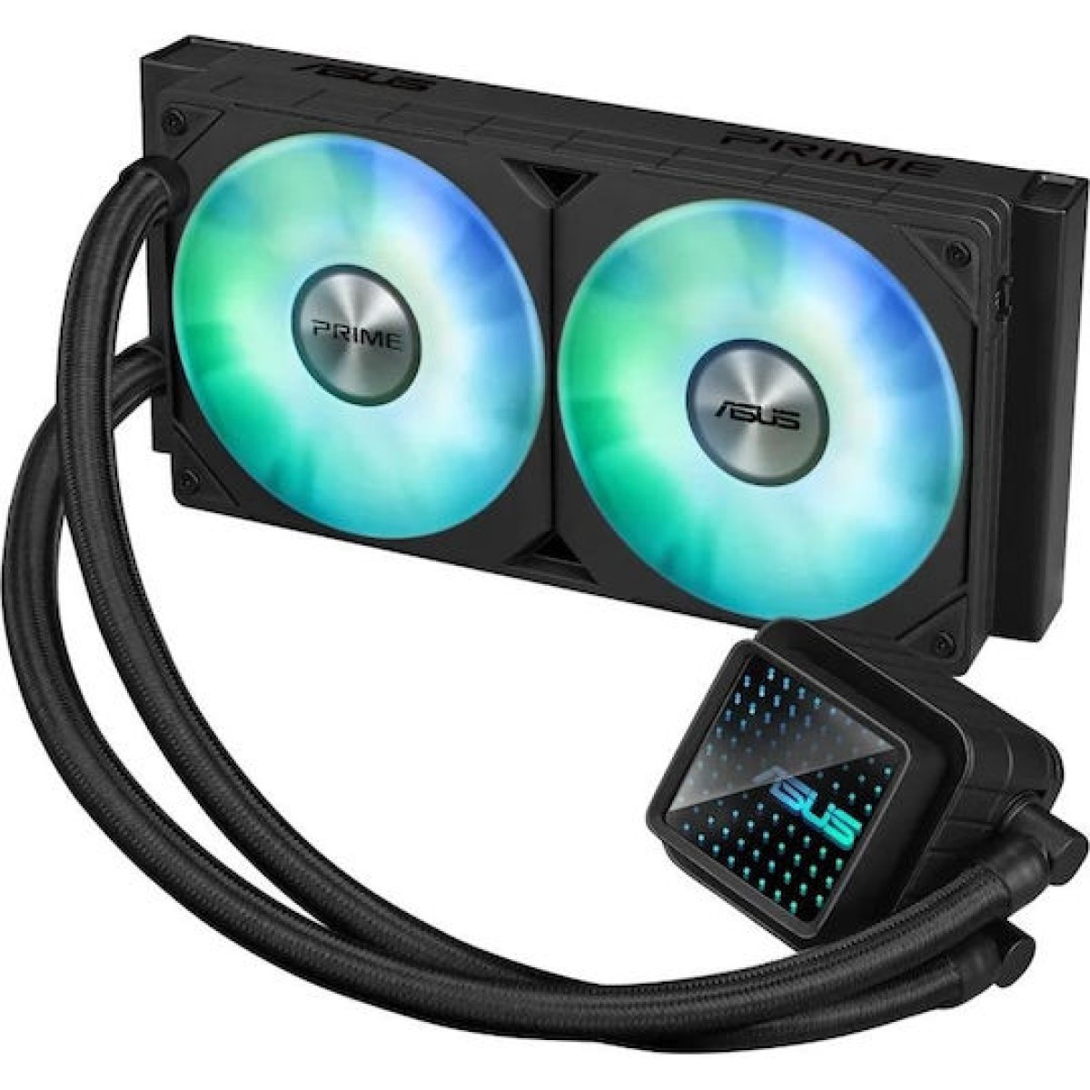Asus Prime LC 240 ARGB Υδρόψυξη Επεξεργαστή Διπλού Ανεμιστήρα 120mm για Socket AM4/AM5/1700/1200/115x