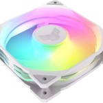 Asus TUF Gaming TR120 ARGB Case Fan με Σύνδεση 4-Pin PWM 3τμχ Λευκό