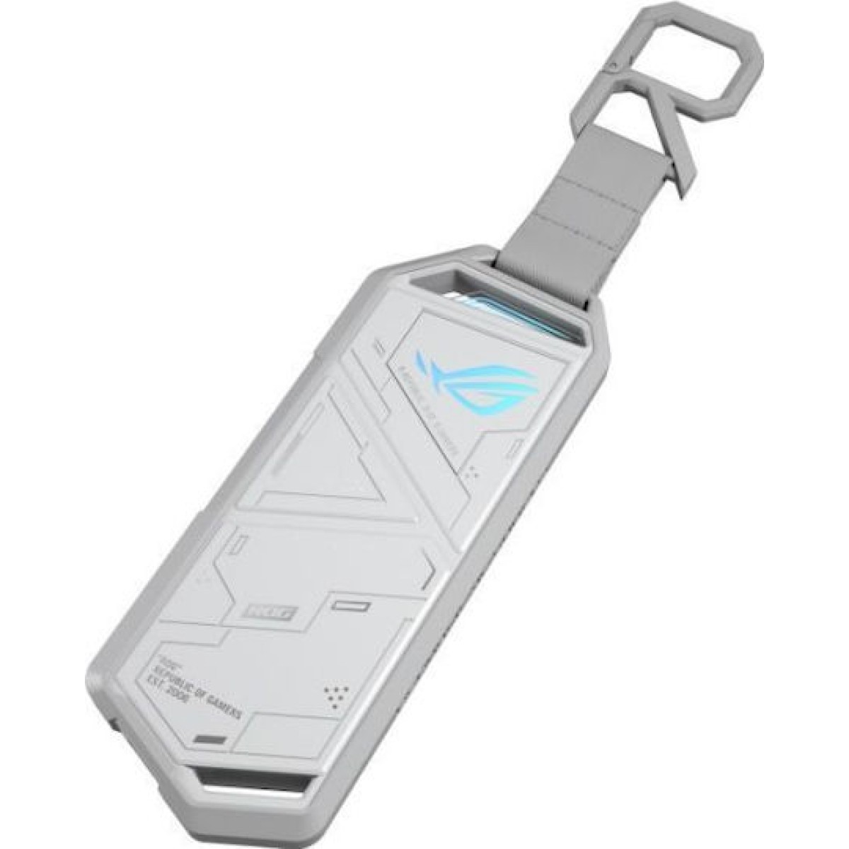 Asus Rog Strix Arion Θήκη για Σκληρό Δίσκο M.2 SATA III NVME με σύνδεση USB 3.2 Type-C σε Λευκό χρώμα