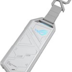 Asus Rog Strix Arion Θήκη για Σκληρό Δίσκο M.2 SATA III NVME με σύνδεση USB 3.2 Type-C σε Λευκό χρώμα