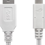 Asus Rog Strix Arion Θήκη για Σκληρό Δίσκο M.2 SATA III NVME με σύνδεση USB 3.2 Type-C σε Λευκό χρώμα