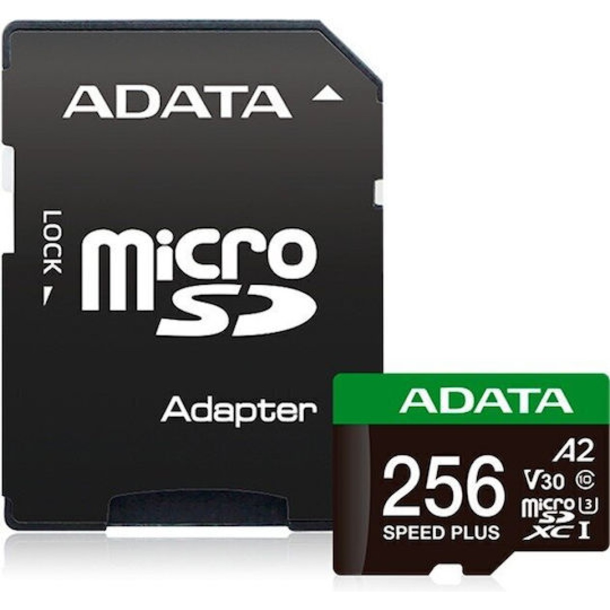 Adata microSDXC 256GB Class 10 U3 V30 A2 UHS-I με αντάπτορα