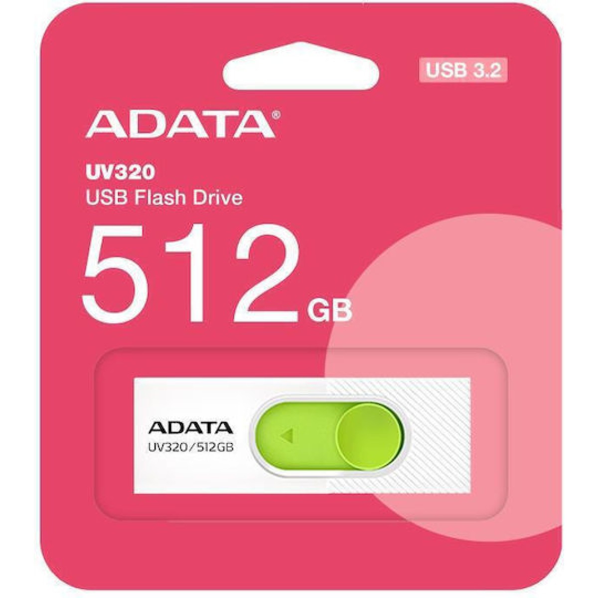 Adata Uv320 512GB USB 2.0 Stick Λευκό