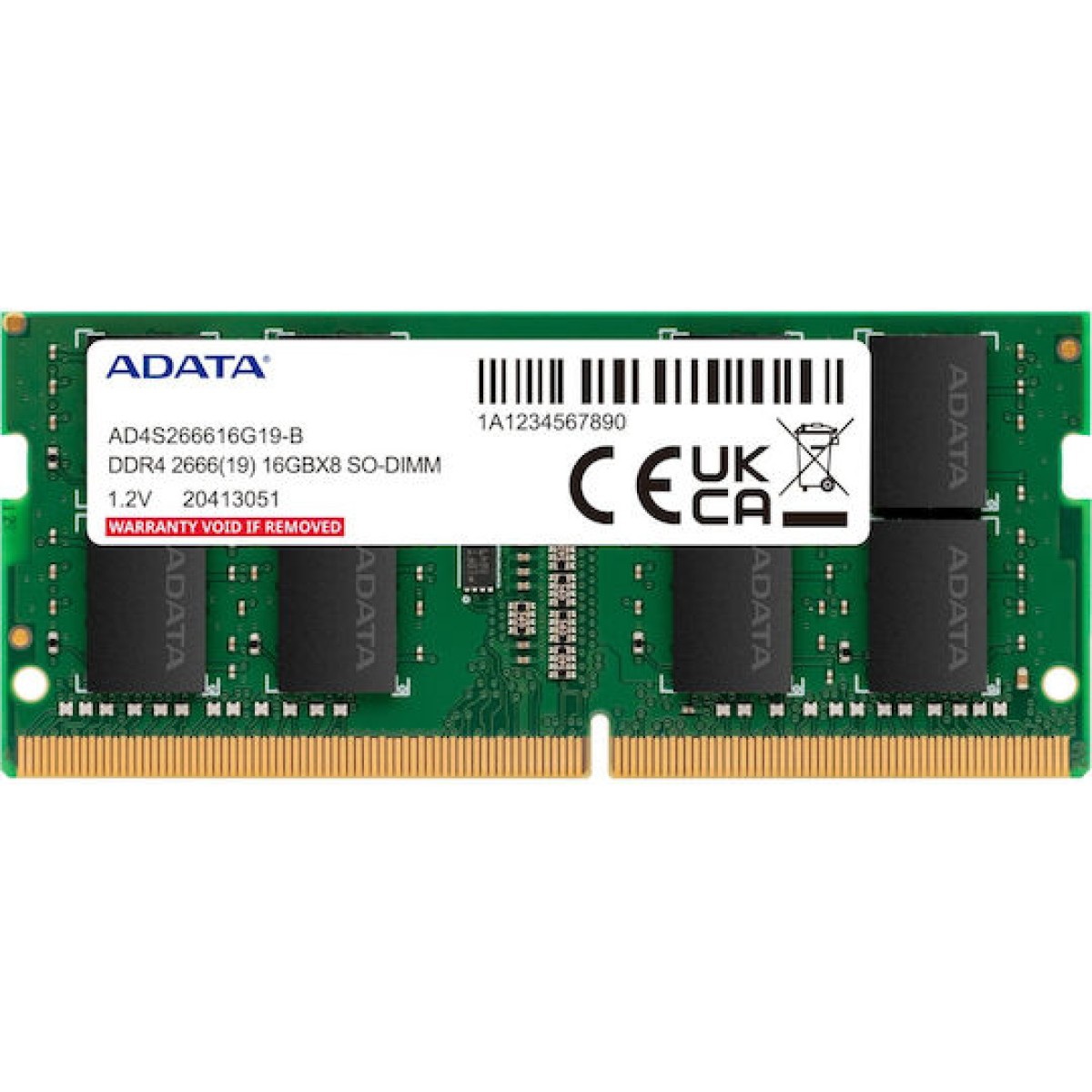 Adata DDR4 με Module 1x16GB και Ταχύτητα 2666 για Laptop