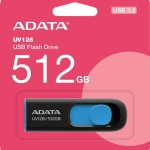 Adata Uv128 512GB USB 2.0 Stick Μπλε