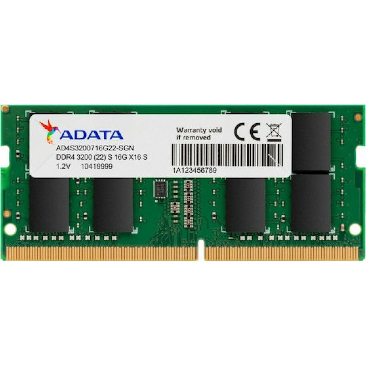 Adata Premier DDR4 με Module 1x16GB και Ταχύτητα 3200 για Laptop