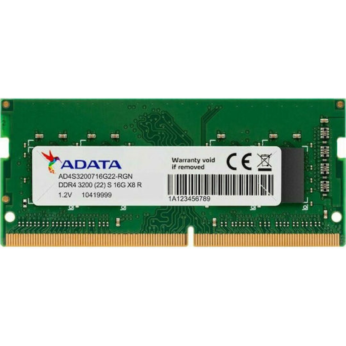 Adata Premier DDR4 με Module 1x16GB και Ταχύτητα 3200 για Laptop