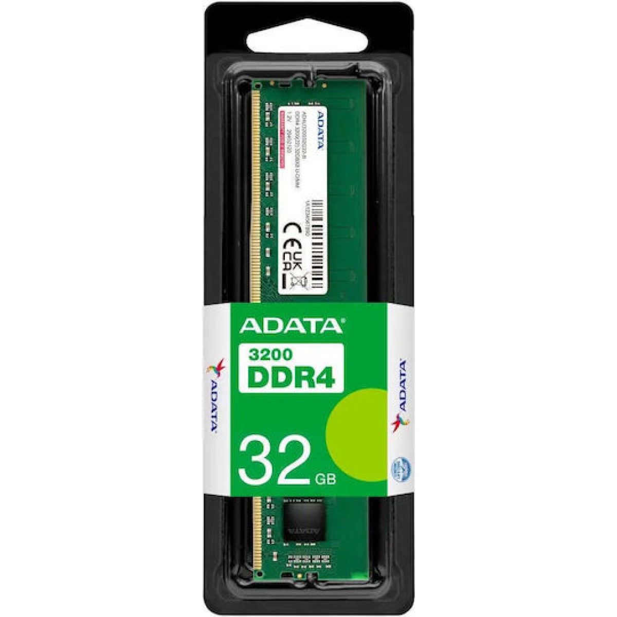 Adata DDR4 με Module 1x32GB και Ταχύτητα 3200 για Desktop