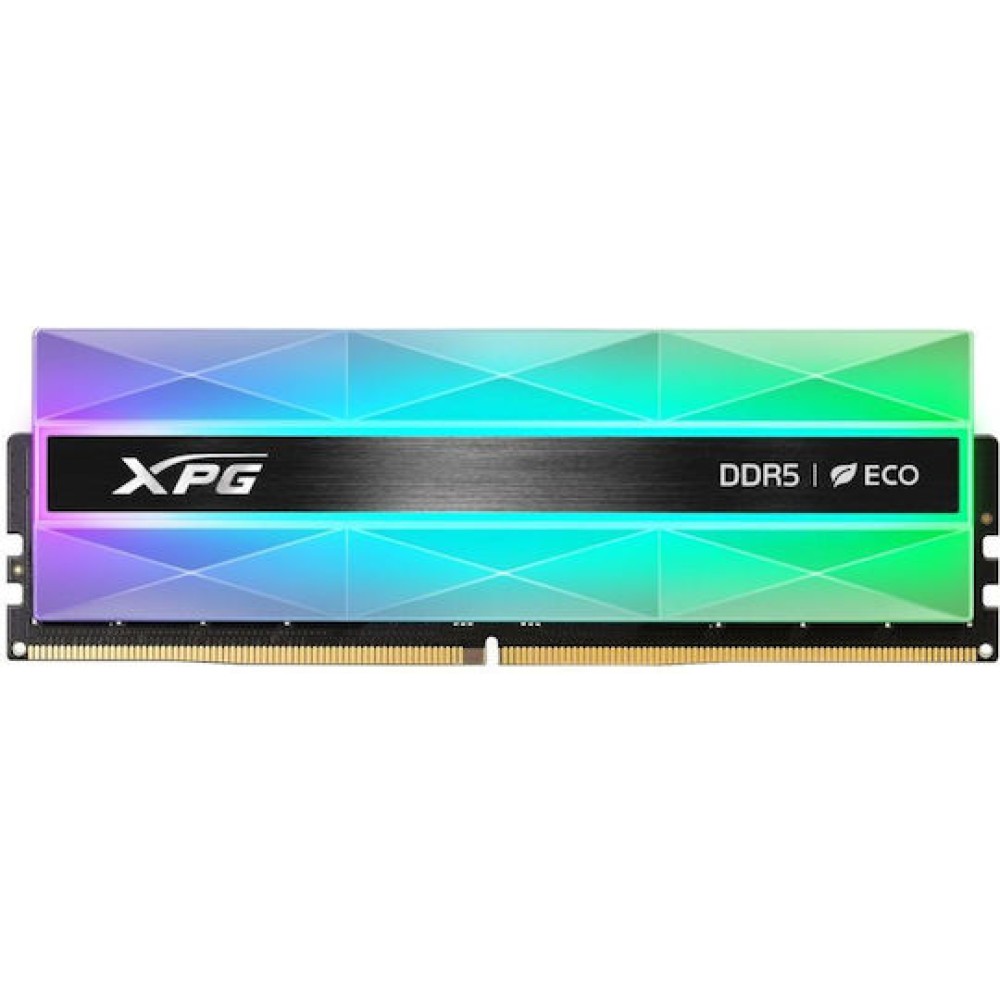 Adata XPG Lancer Neon RGB DDR5 32GB RAM με 2x16GB Modules και Ταχύτητα 6400 για Desktop