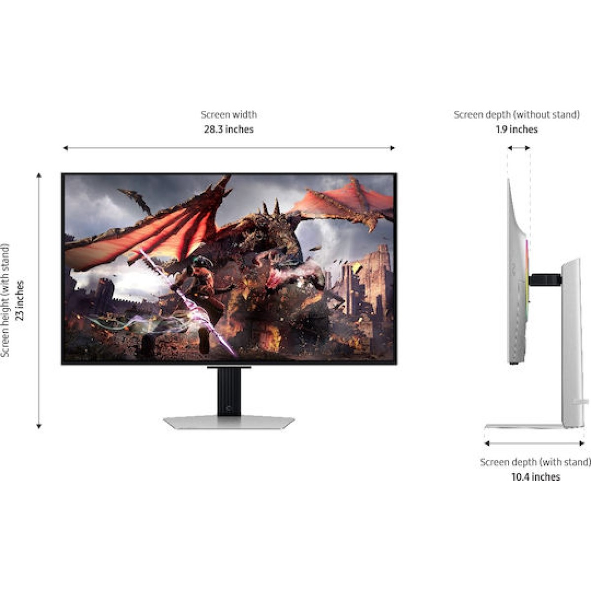 Samsung Odyssey G8 G80SD OLED HDR Gaming Monitor 32