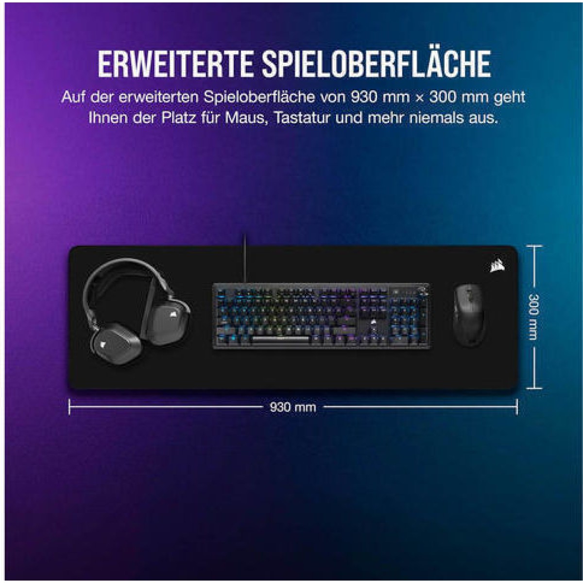 Corsair Mm500 V2 Hybrid Cloth Extended