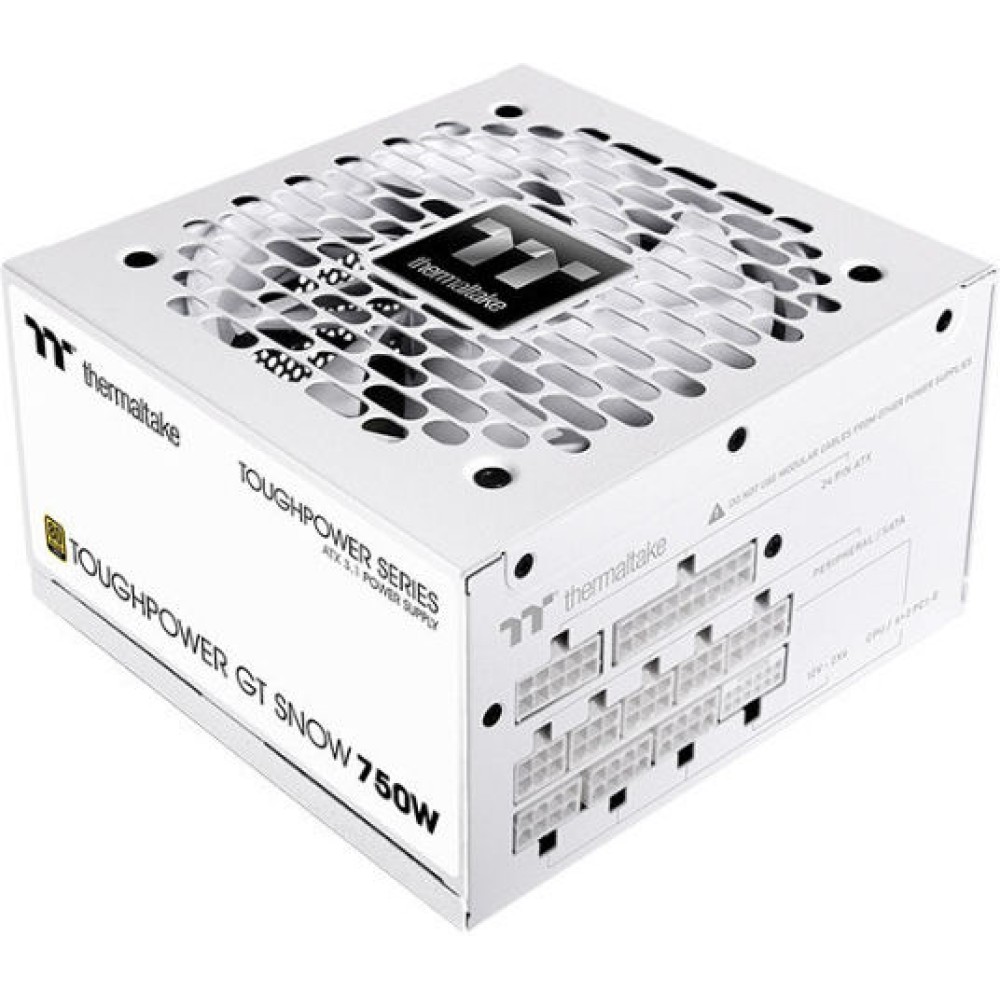 Thermaltake Toughpower GT Snow 750W Λευκό Τροφοδοτικό Υπολογιστή Full Modular 80 Plus Gold