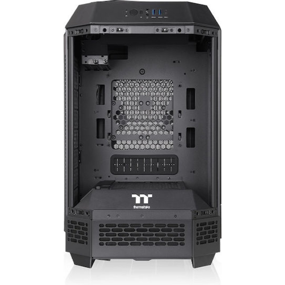 Thermaltake The Tower 250 Gaming Mini Tower Κουτί Υπολογιστή με Πλαϊνό Παράθυρο και RGB Φωτισμό Μαύρο