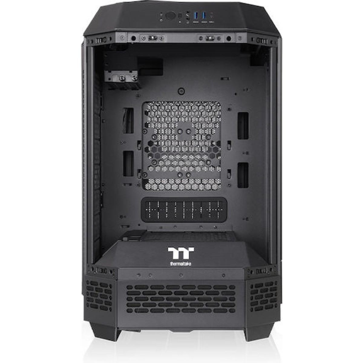 Thermaltake The Tower 250 Gaming Mini Tower Κουτί Υπολογιστή με Πλαϊνό Παράθυρο και RGB Φωτισμό Μαύρο