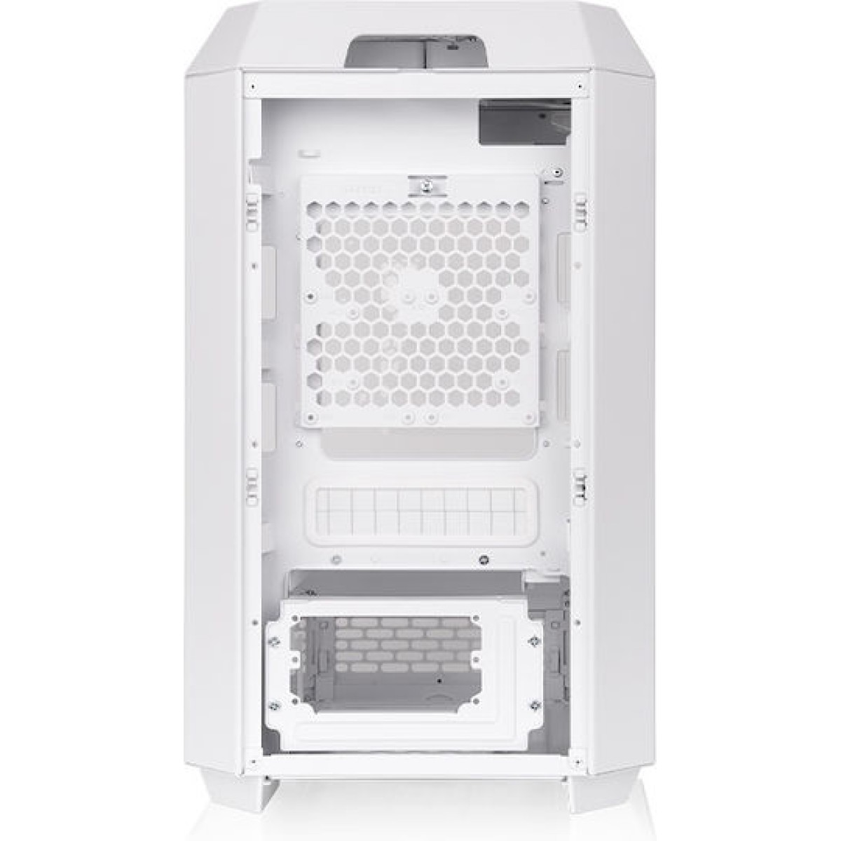 Thermaltake The Tower 250 Gaming Mini Tower Κουτί Υπολογιστή με Πλαϊνό Παράθυρο και RGB Φωτισμό Snow