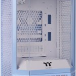 Thermaltake The Tower 250 Gaming Mini Tower Κουτί Υπολογιστή με Πλαϊνό Παράθυρο και RGB Φωτισμό Hydrangea Blue