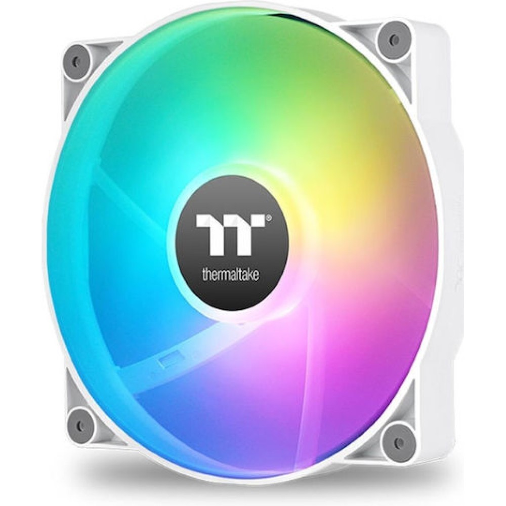 Thermaltake CT200 Case Fan με ARGB Φωτισμό και Σύνδεση 4-Pin PWM Λευκό