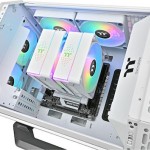 Thermaltake Astria 600 Ψύκτρα Επεξεργαστή για Socket AM4/AM5/1200/115x/1700 με ARGB Φωτισμό Λευκή