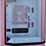 Thermaltake The Tower 300 Micro Tower Κουτί Υπολογιστή με Πλαϊνό Παράθυρο και RGB Φωτισμό Bubble Pink