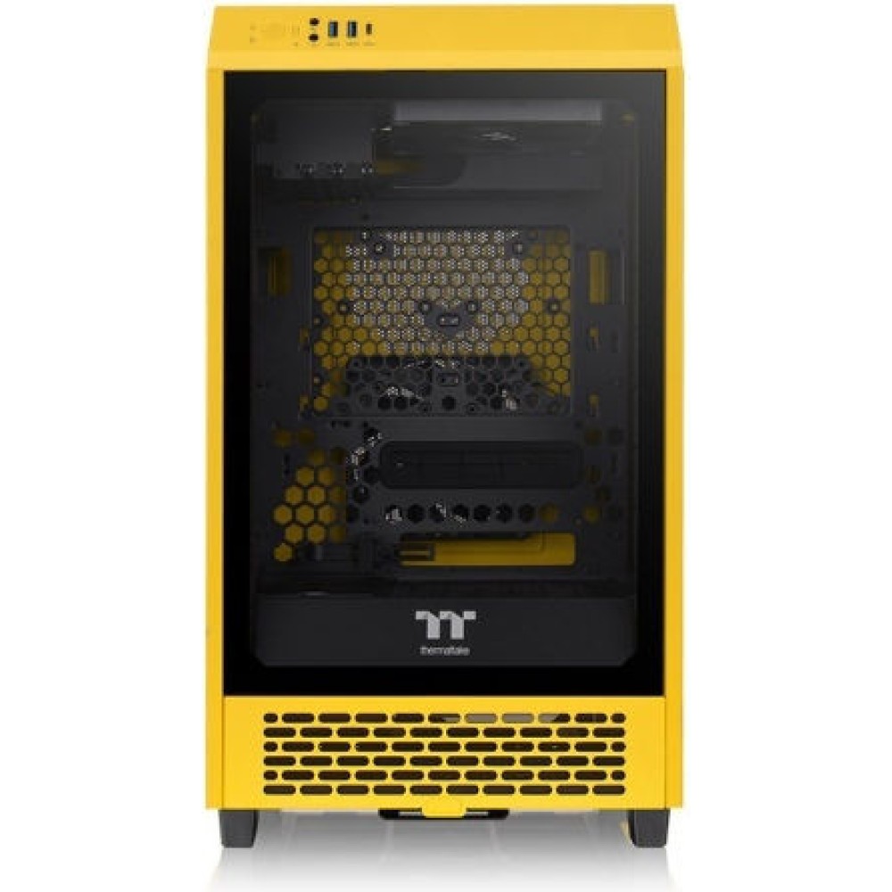Thermaltake The Tower 200 Mini Chassis Gaming Mini Tower Κουτί Υπολογιστή με Πλαϊνό Παράθυρο Bumblebee