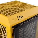 Thermaltake The Tower 200 Mini Chassis Gaming Mini Tower Κουτί Υπολογιστή με Πλαϊνό Παράθυρο Bumblebee