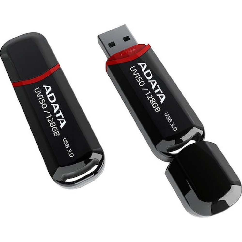 Adata DashDrive Value UV150 128GB USB 3.0 Stick Μαύρο
