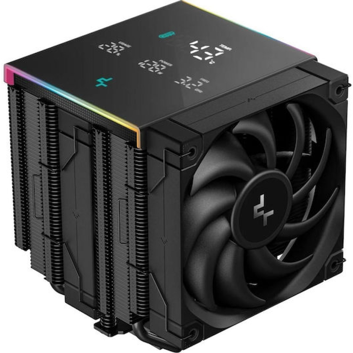 Deepcool AK620 Digital PRO Ψύκτρα Επεξεργαστή Διπλού Ανεμιστήρα για Socket AM4/AM5/1200/115x/1700 με ARGB Φωτισμό