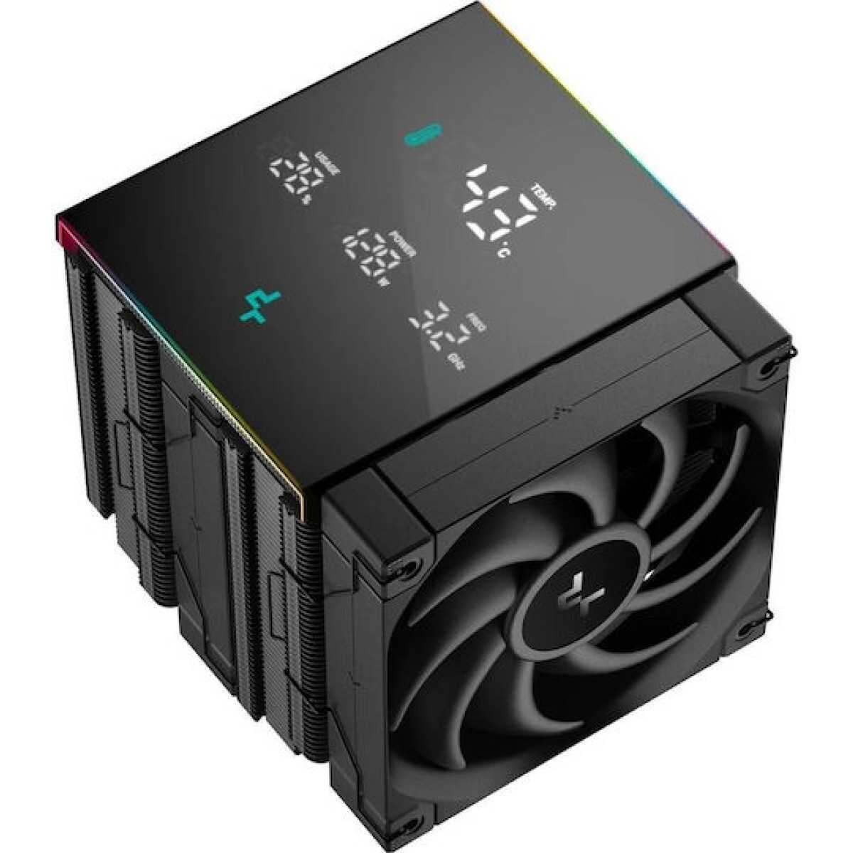 Deepcool AK620 Digital PRO Ψύκτρα Επεξεργαστή Διπλού Ανεμιστήρα για Socket AM4/AM5/1200/115x/1700 με ARGB Φωτισμό
