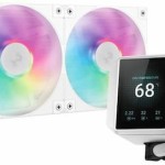 Deepcool MYSTIQUE 240 WH Υδρόψυξη Επεξεργαστή Διπλού Ανεμιστήρα 120mm για Socket AM4/AM5/1700/1200/115x με ARGB Φωτισμό Λευκή