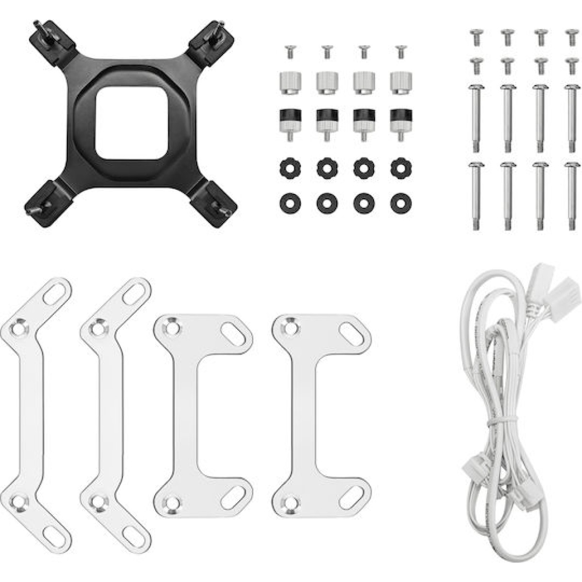 Deepcool MYSTIQUE 240 WH Υδρόψυξη Επεξεργαστή Διπλού Ανεμιστήρα 120mm για Socket AM4/AM5/1700/1200/115x με ARGB Φωτισμό Λευκή