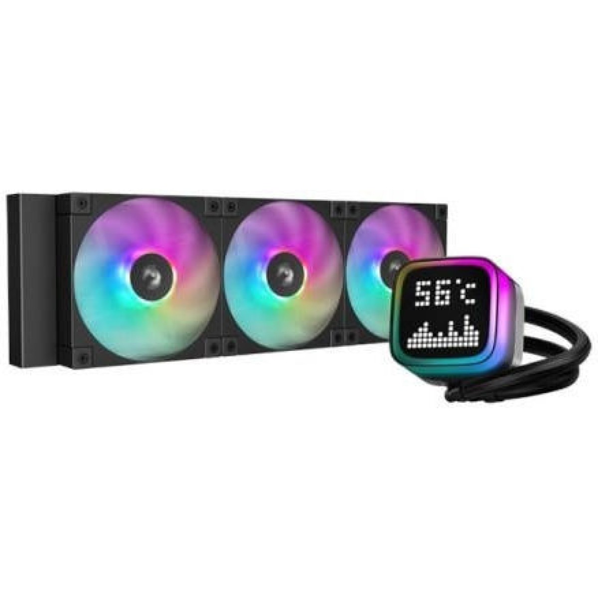 Deepcool LP360 Υδρόψυξη Επεξεργαστή Τριπλού Ανεμιστήρα 120mm για Socket AM4/AM5/1700/115x με ARGB Φωτισμό