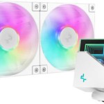 Deepcool LT240 Υδρόψυξη Επεξεργαστή Διπλού Ανεμιστήρα 120mm για Socket AM4/AM5/1700/1200/115x με ARGB Φωτισμό Λευκή
