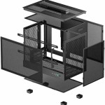 Deepcool CH160 Mesh Mini Tower Κουτί Υπολογιστή Μαύρο