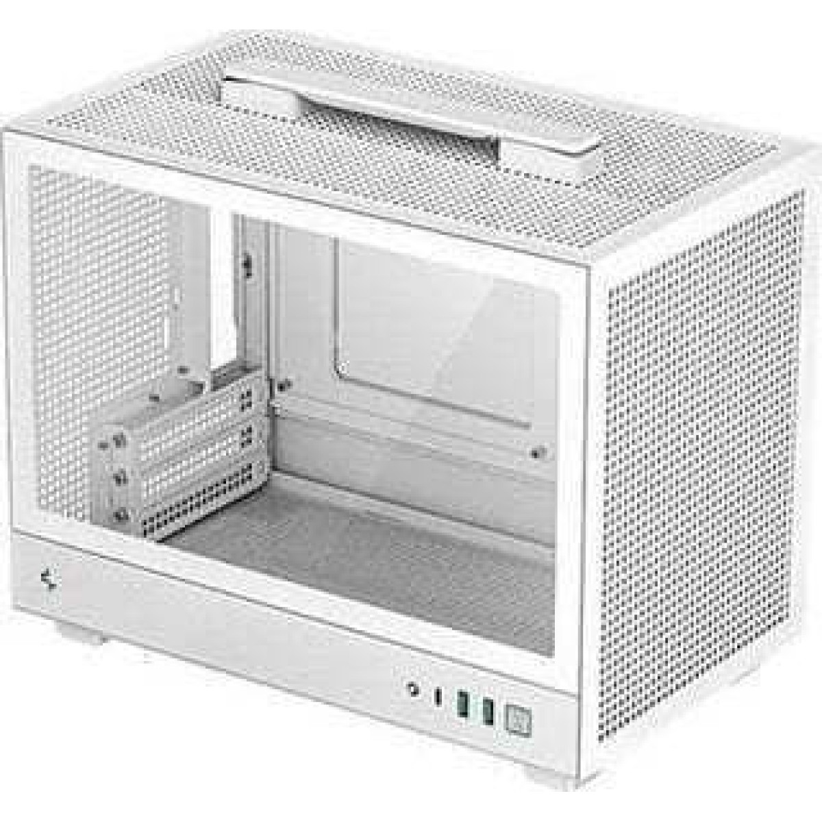Deepcool CH160 Mesh Mini Tower Κουτί Υπολογιστή με Πλαϊνό Παράθυρο Λευκό
