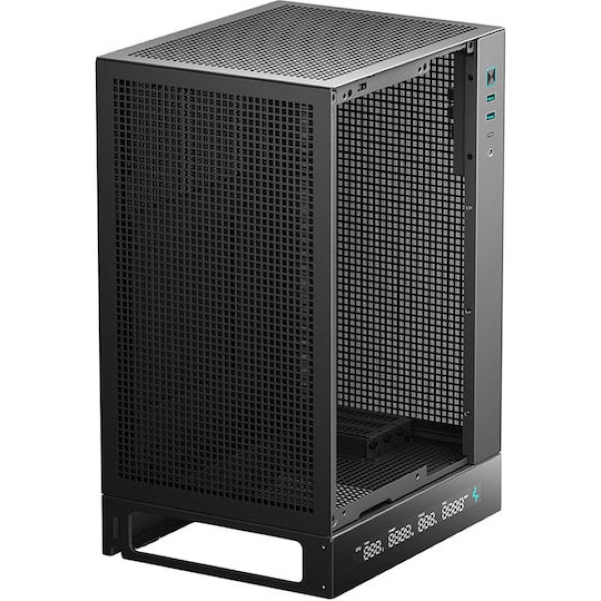 Deepcool CH170 Digital Mini Tower Κουτί Υπολογιστή με Πλαϊνό Παράθυρο Μαύρο
