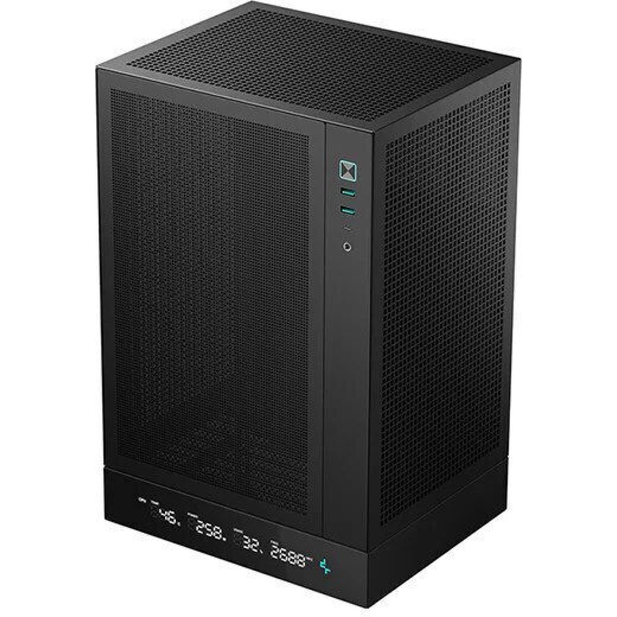 Deepcool CH170 Digital Mini Tower Κουτί Υπολογιστή με Πλαϊνό Παράθυρο Μαύρο
