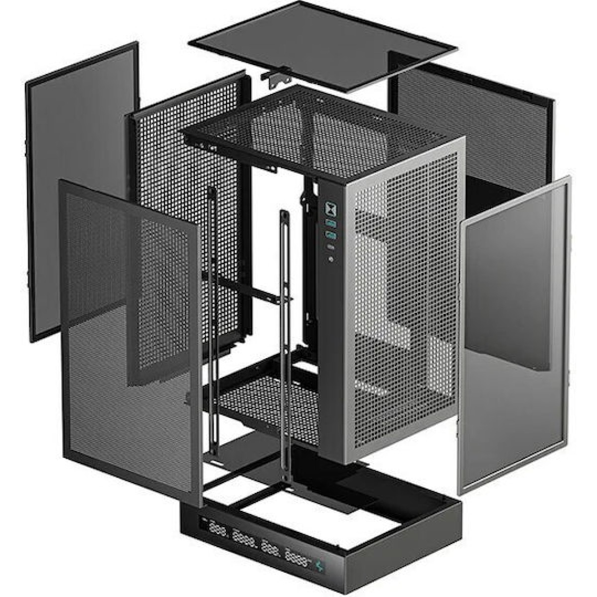 Deepcool CH170 Digital Mini Tower Κουτί Υπολογιστή με Πλαϊνό Παράθυρο Μαύρο