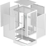Deepcool CH170 Digital Mini Tower Κουτί Υπολογιστή με Πλαϊνό Παράθυρο Λευκό