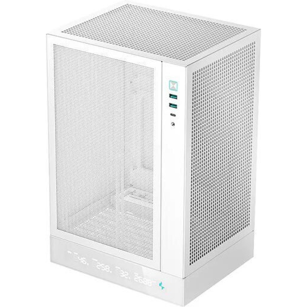 Deepcool CH170 Digital Mini Tower Κουτί Υπολογιστή με Πλαϊνό Παράθυρο Λευκό