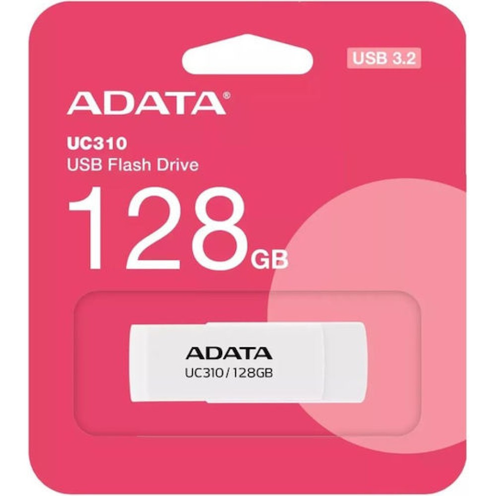 Adata UC310 128GB USB 3.2 Stick Λευκό