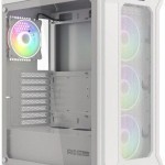 Deepcool CG580 Gaming Κουτί Υπολογιστή με Πλαϊνό Παράθυρο Λευκό